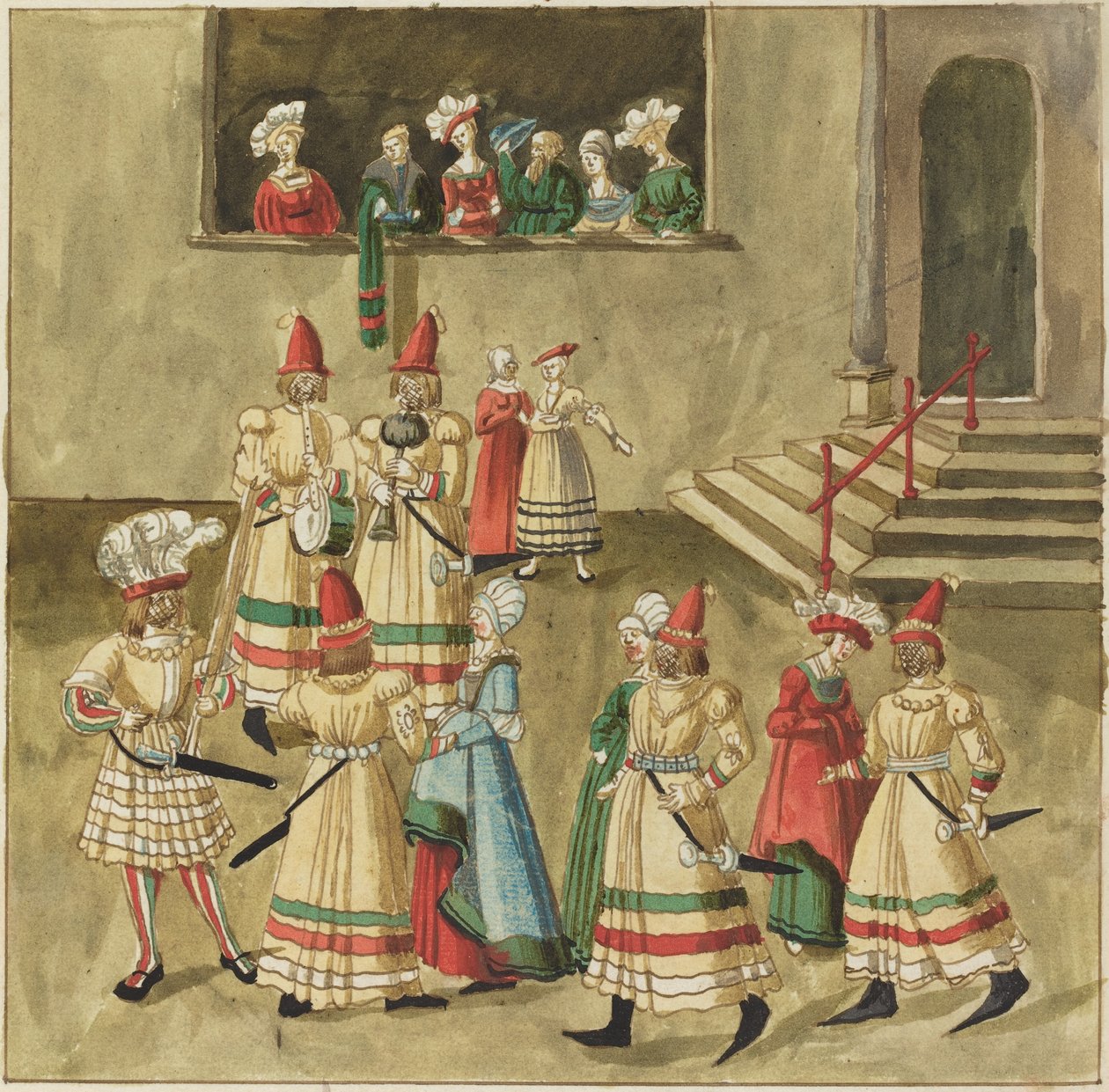 Maskerade door German 16th Century