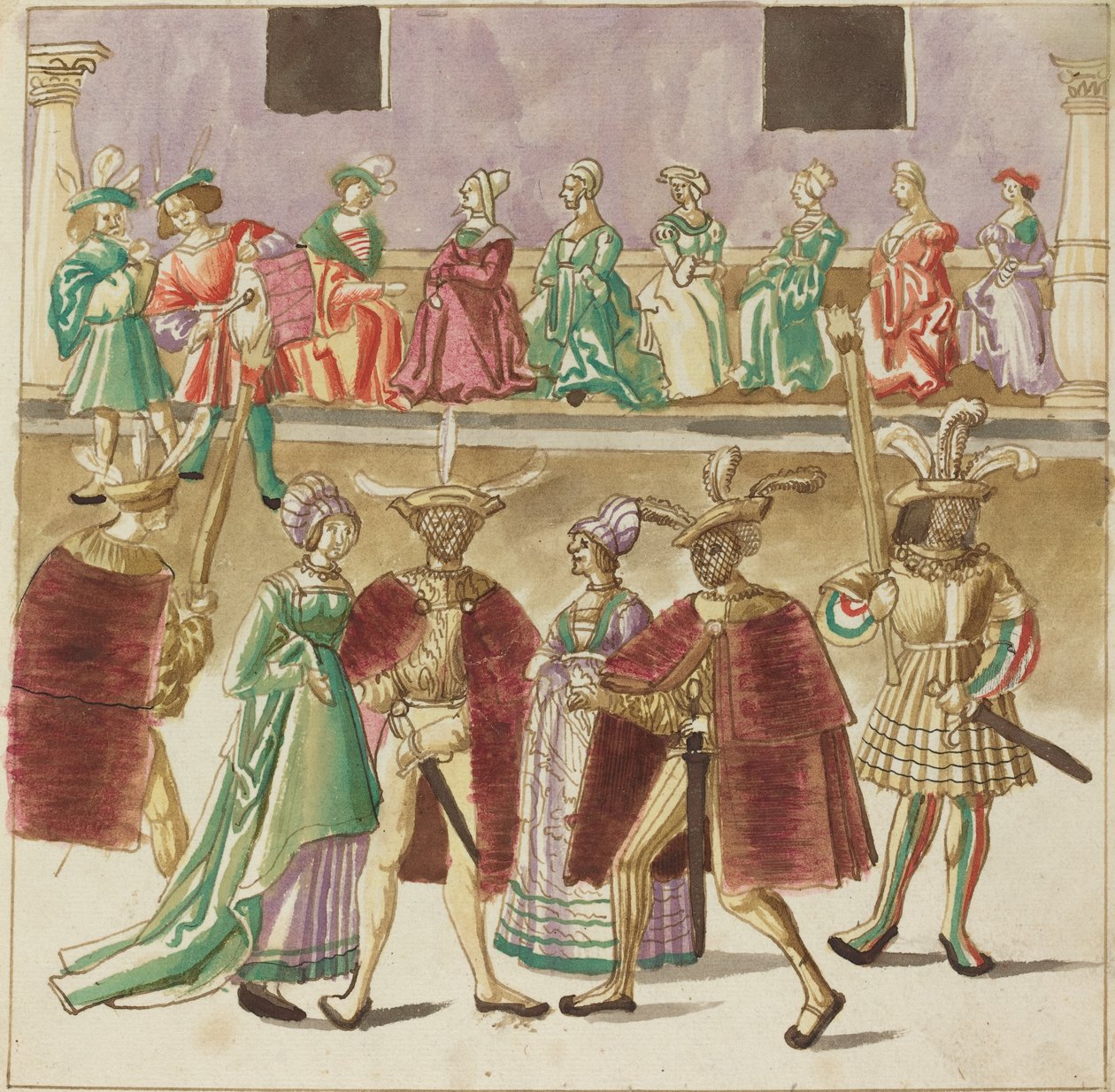 Maskerade door German 16th Century