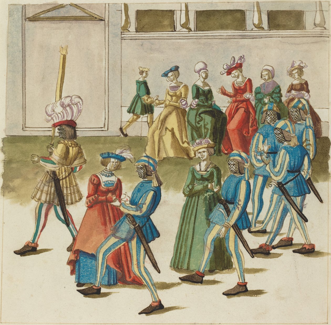 Maskerade door German 16th Century