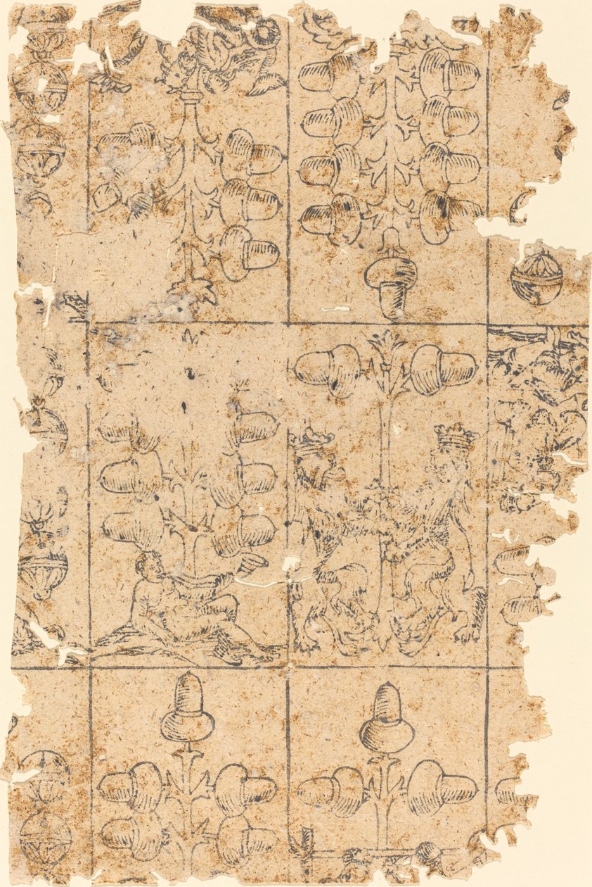 Speelkaart door German 16th Century