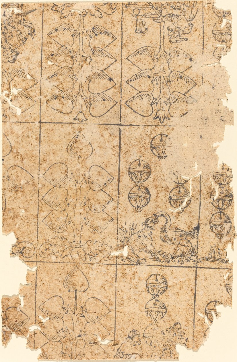 Speelkaart door German 16th Century