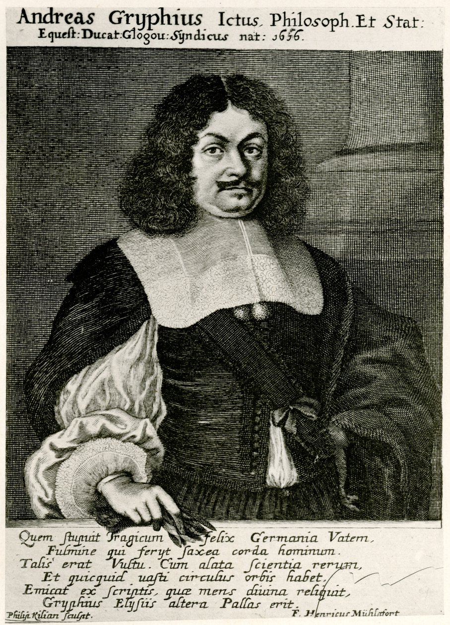 Andreas Gryphius door German School