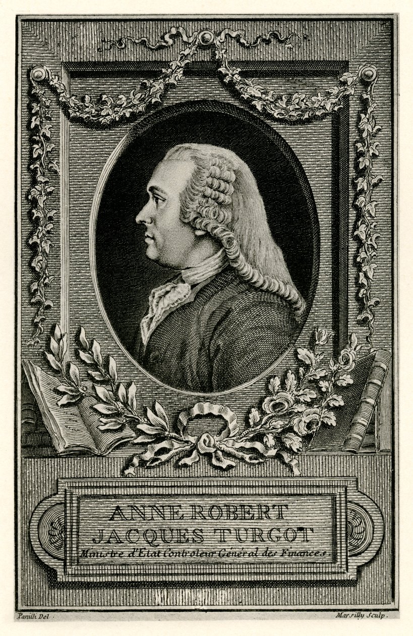 Anne Robert Jacques Turgot door German School
