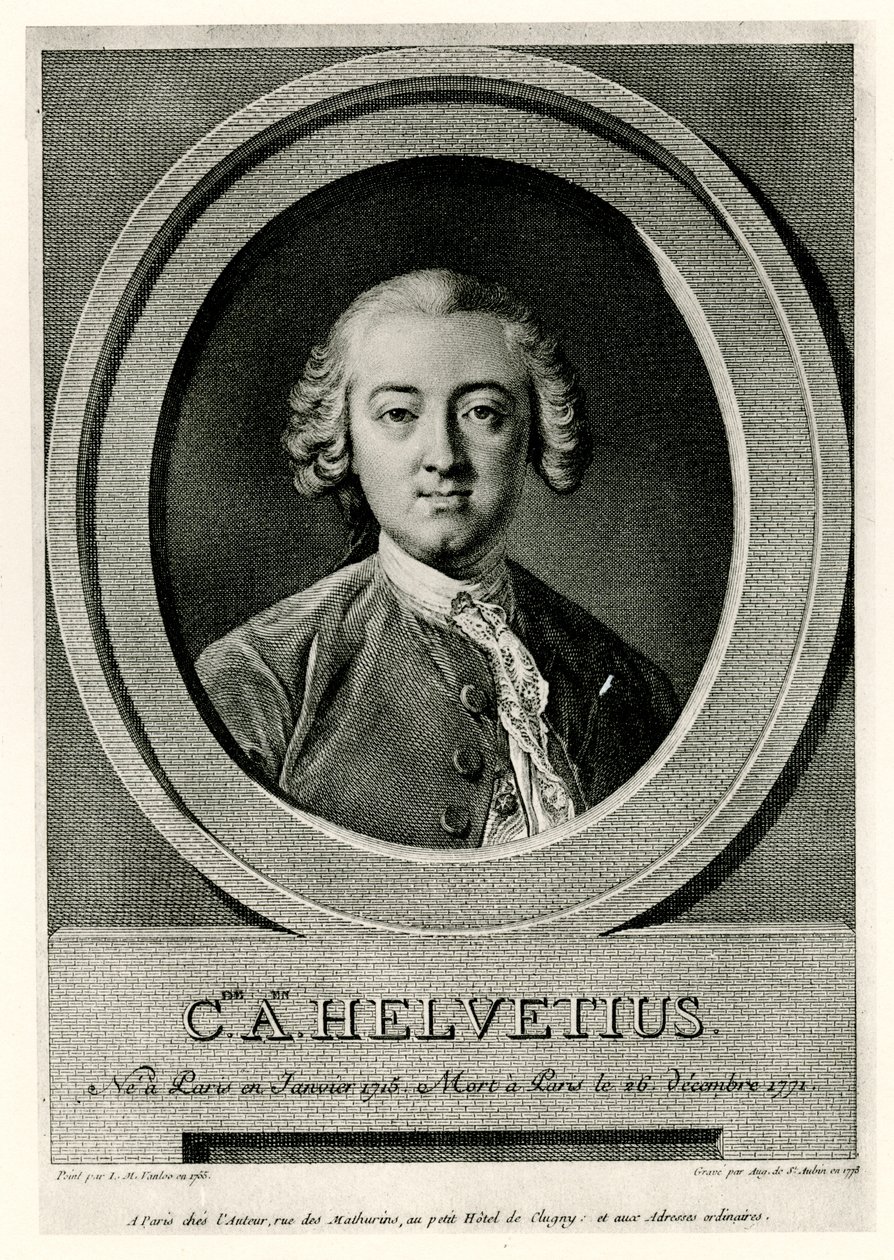 Claude Adrien Helvétius door German School