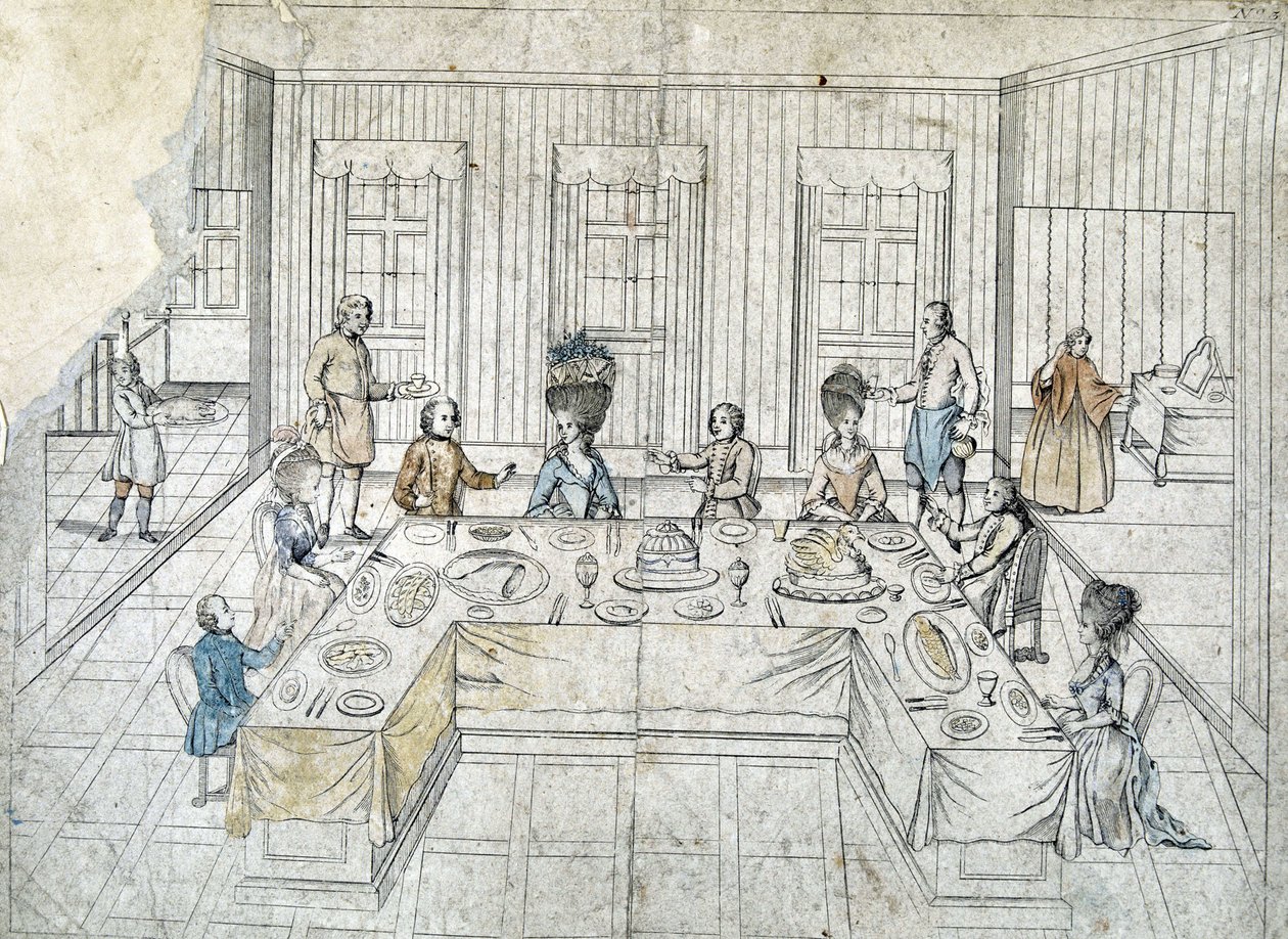 Diner bij de edelen, Duitsland door German School