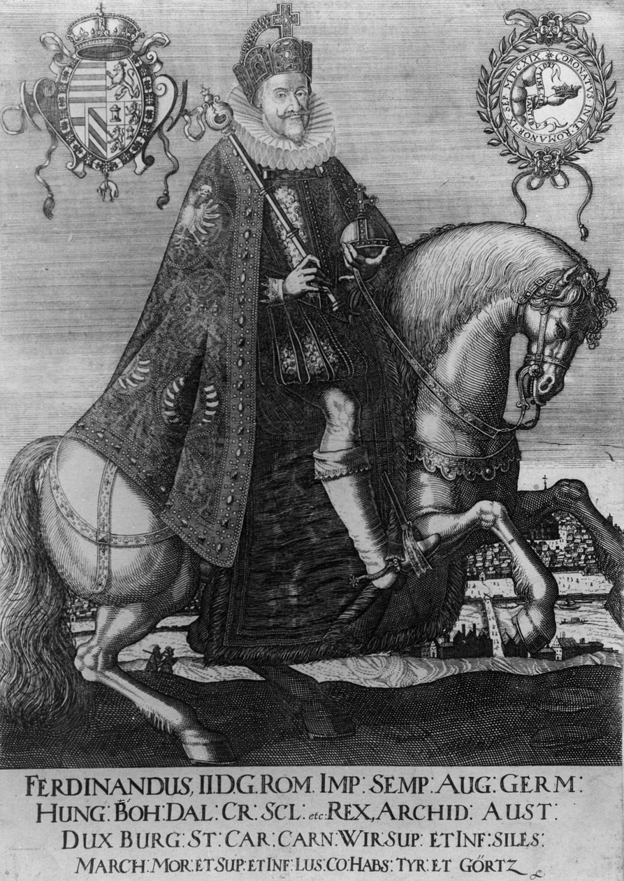 Ferdinand II (1578-1637), Heilige Roomse Keizer door German School