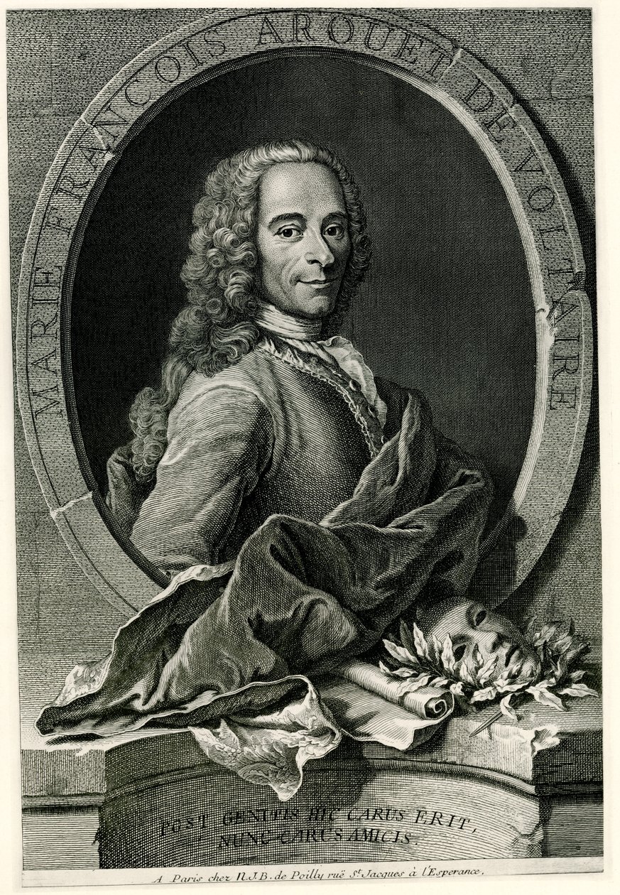 François Marie Arouet de Voltaire door German School