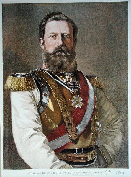 Frederik III (1831-88) 1888 door German School