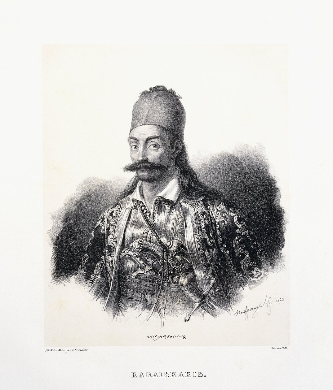 Georgios Karaiskakis (Griekse held) door German School