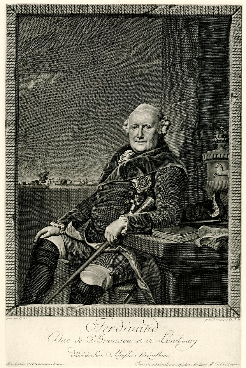 Hertog Ferdinand van Braunschweig door German School