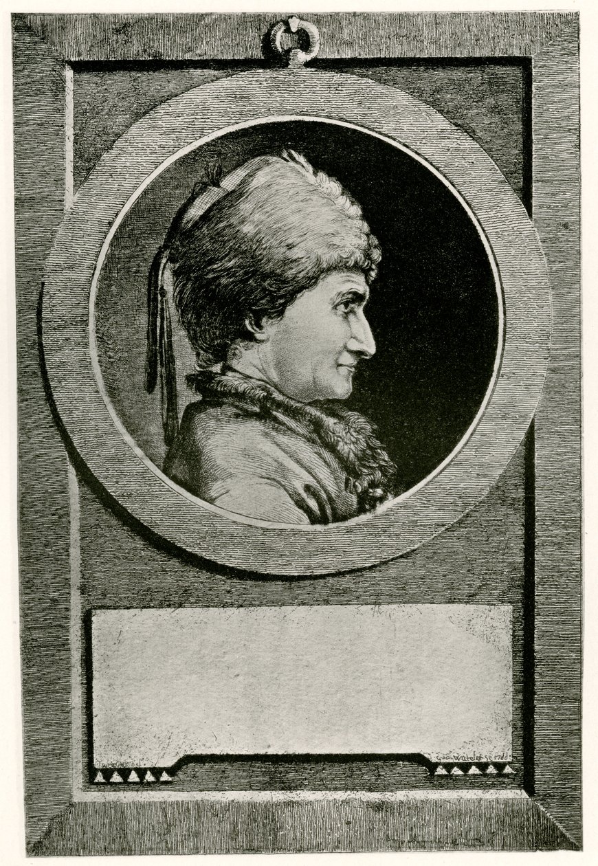 Jean Jacques Rousseau door German School