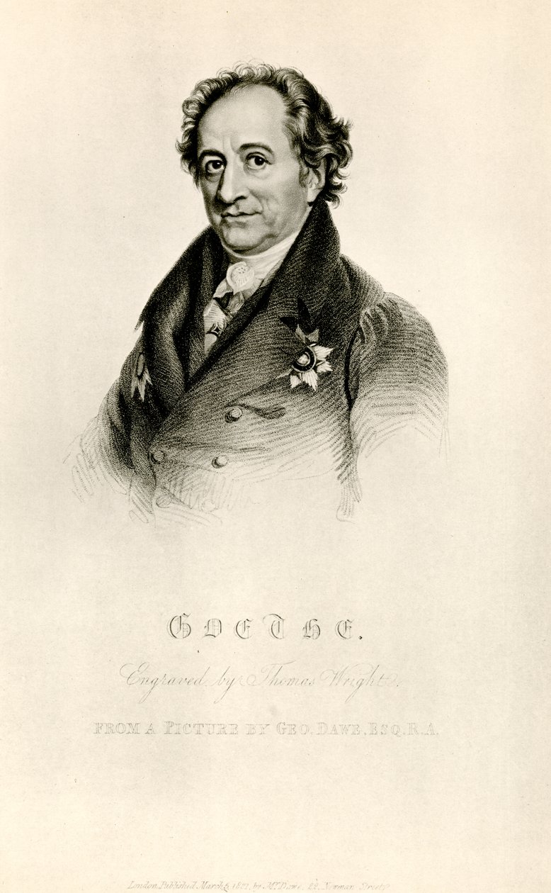 Johann Wolfgang von Goethe door German School
