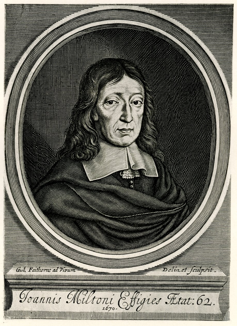 John Milton door German School