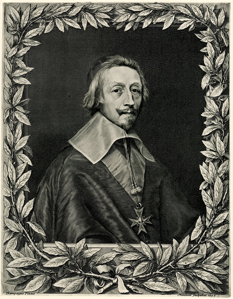 Kardinaal Armand Jean Duplessis door German School