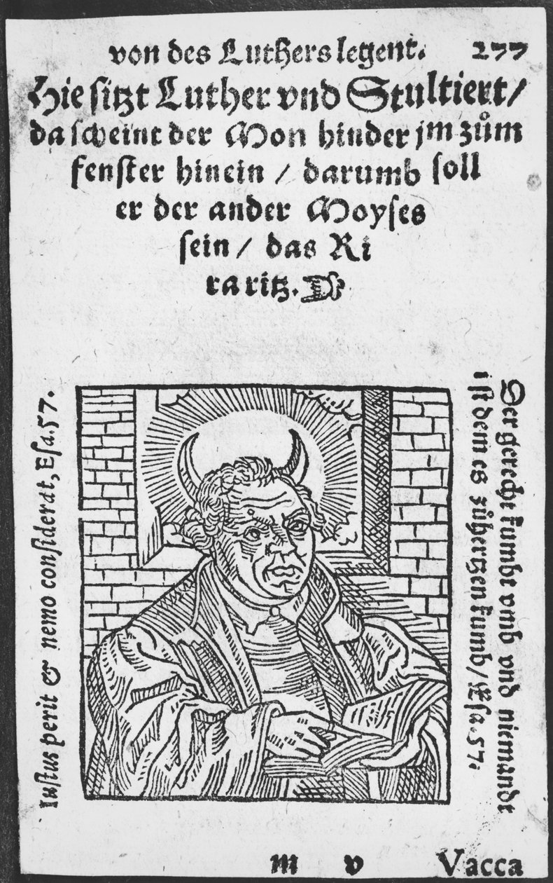 Legende van Martin Luther door German School