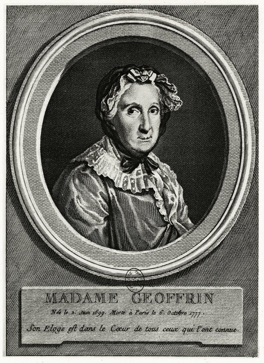 Marie Thérèse Geoffrin door German School