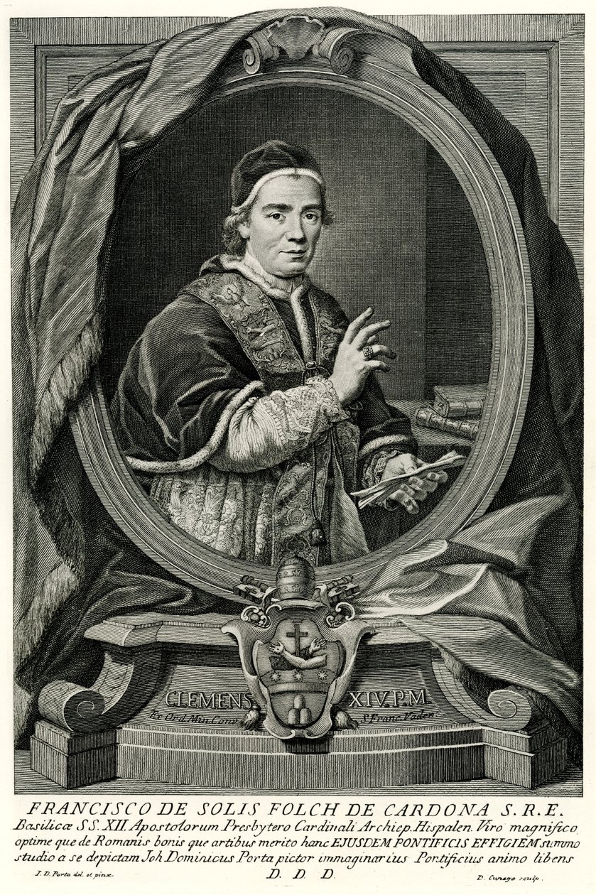 Paus Clemens XIV. door German School