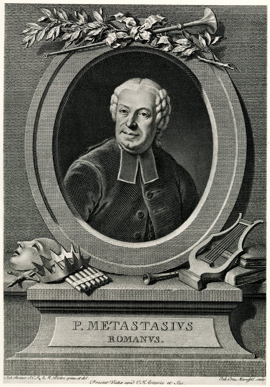 Pietro Metastasio door German School