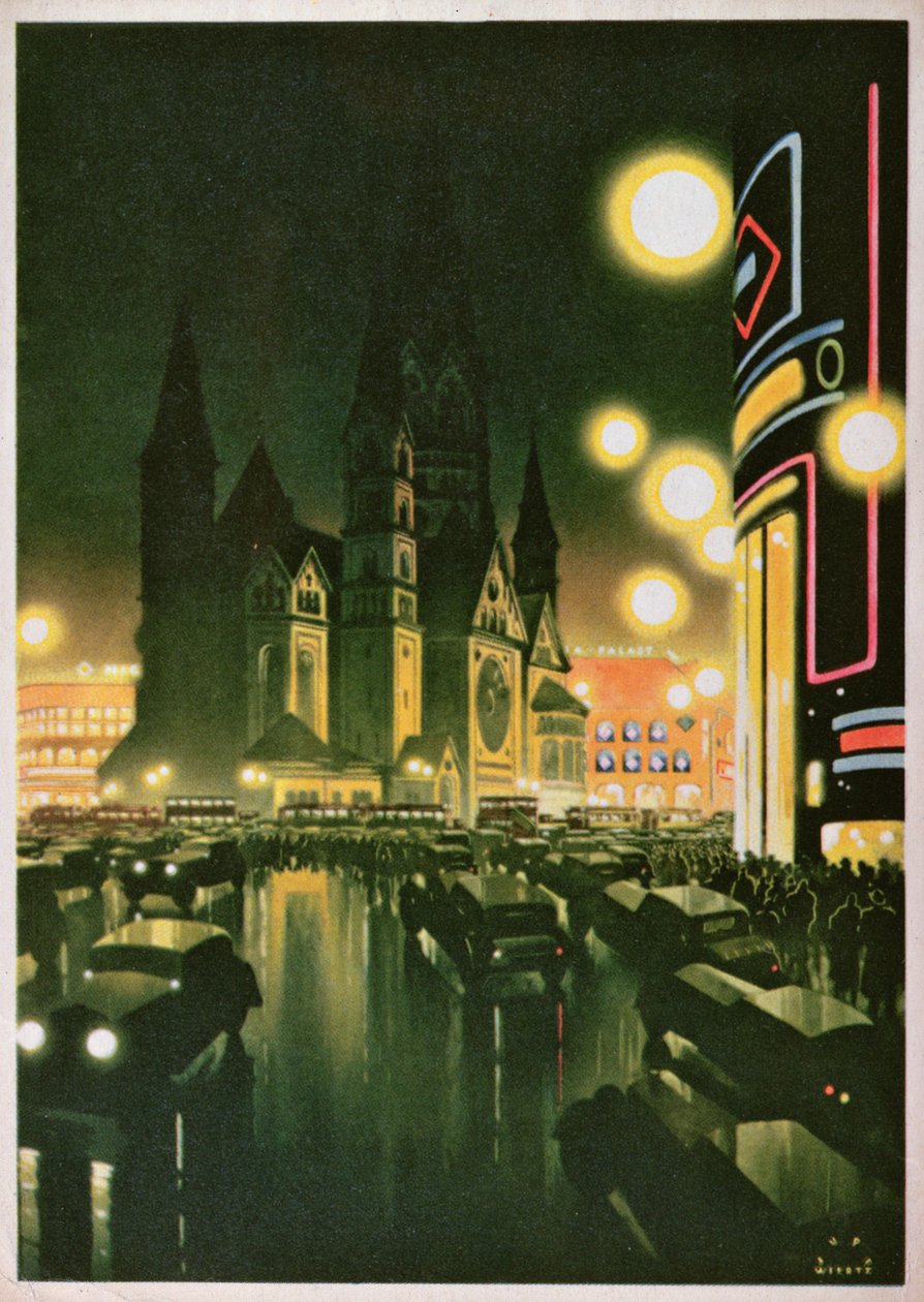 Ansichtkaart van Berlijn, ca. 1930-6 door German School