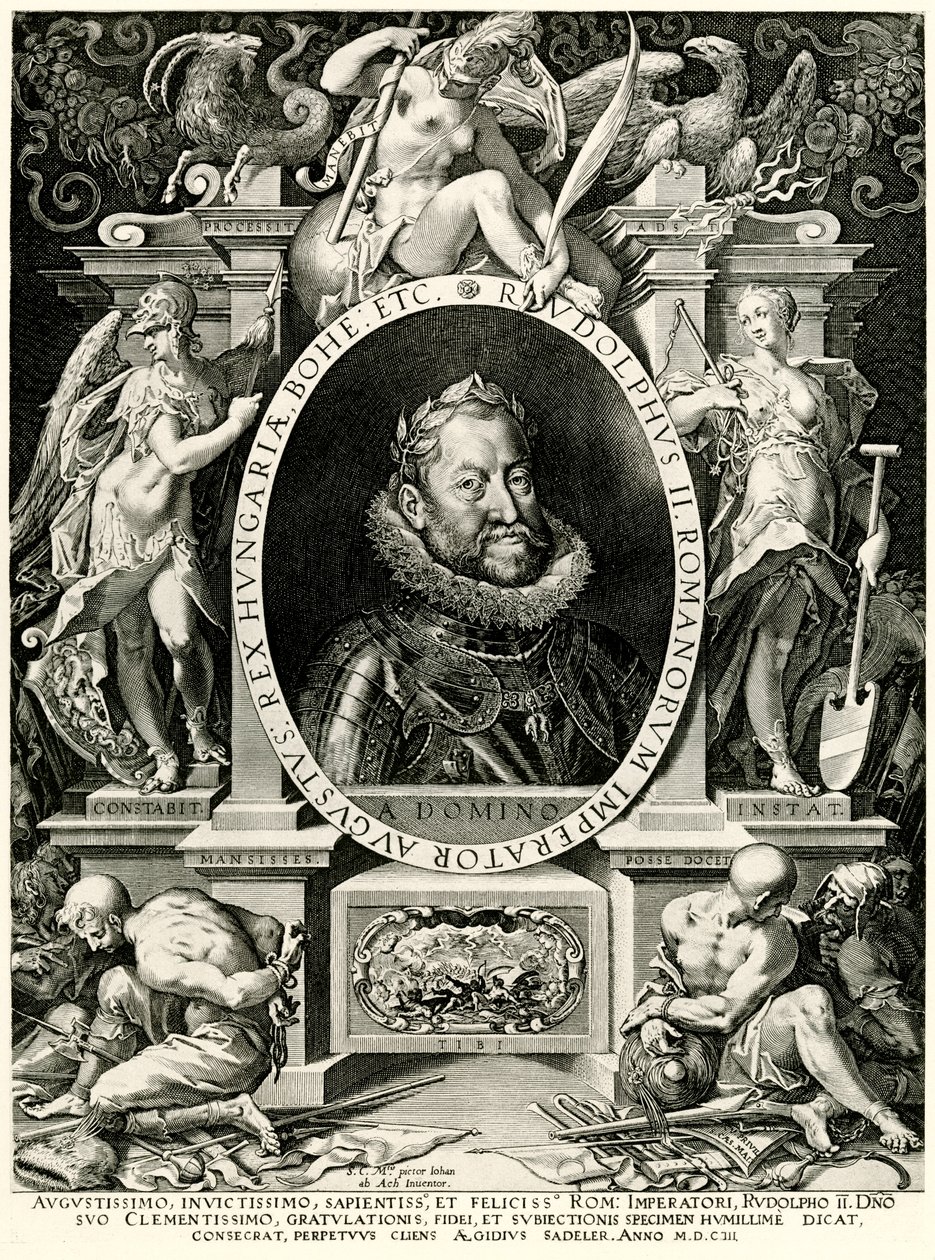 Rudolf II door German School