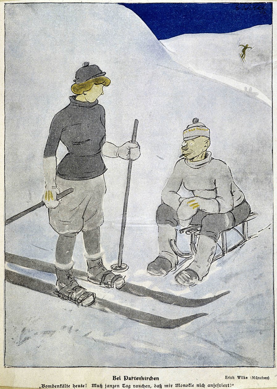 Skiën en sleeën - Duitse pers door German School