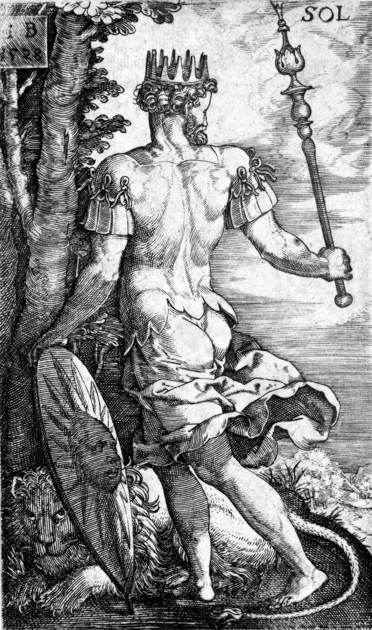 Sol, gedrukt door Georg Pencz, 1529 door German School