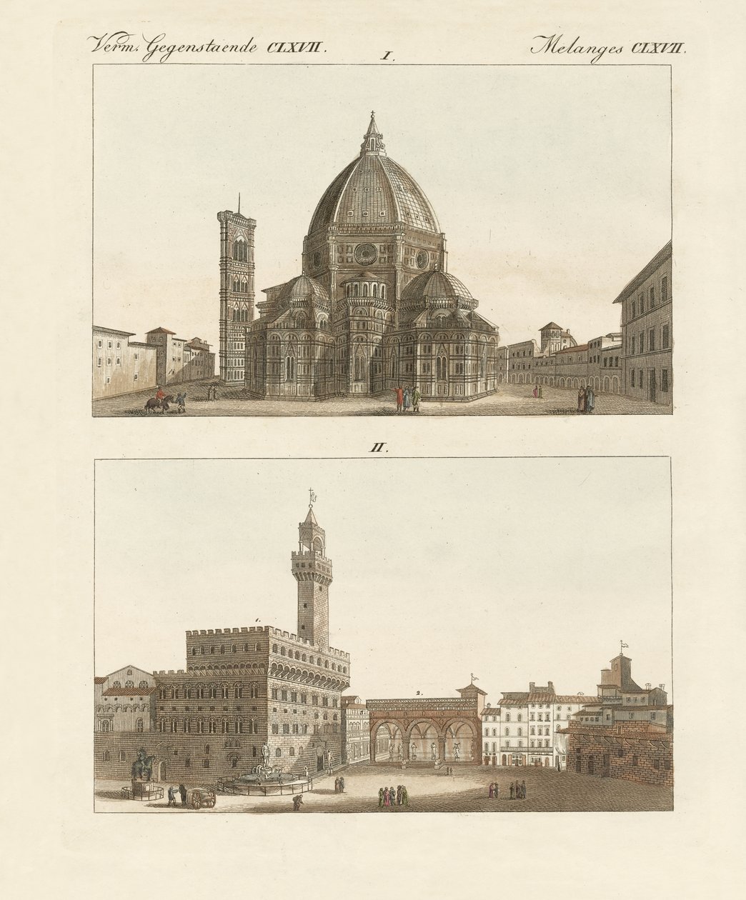 Vreemde gebouwen in Florence door German School