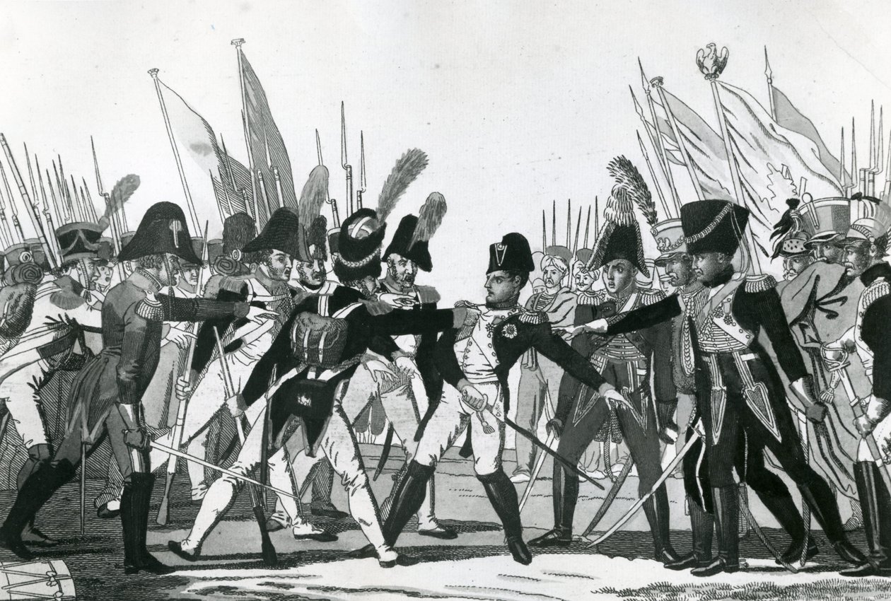 Het einde van Napoleon als keizer door German School