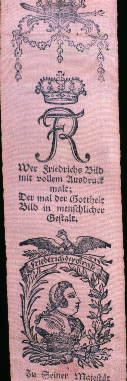Vivat banden van Frederik II (textiel) door German School