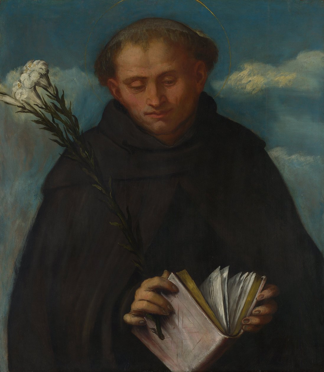 Sint Filippo Benizzi, ca. 1524 door Gerolamo Romanino
