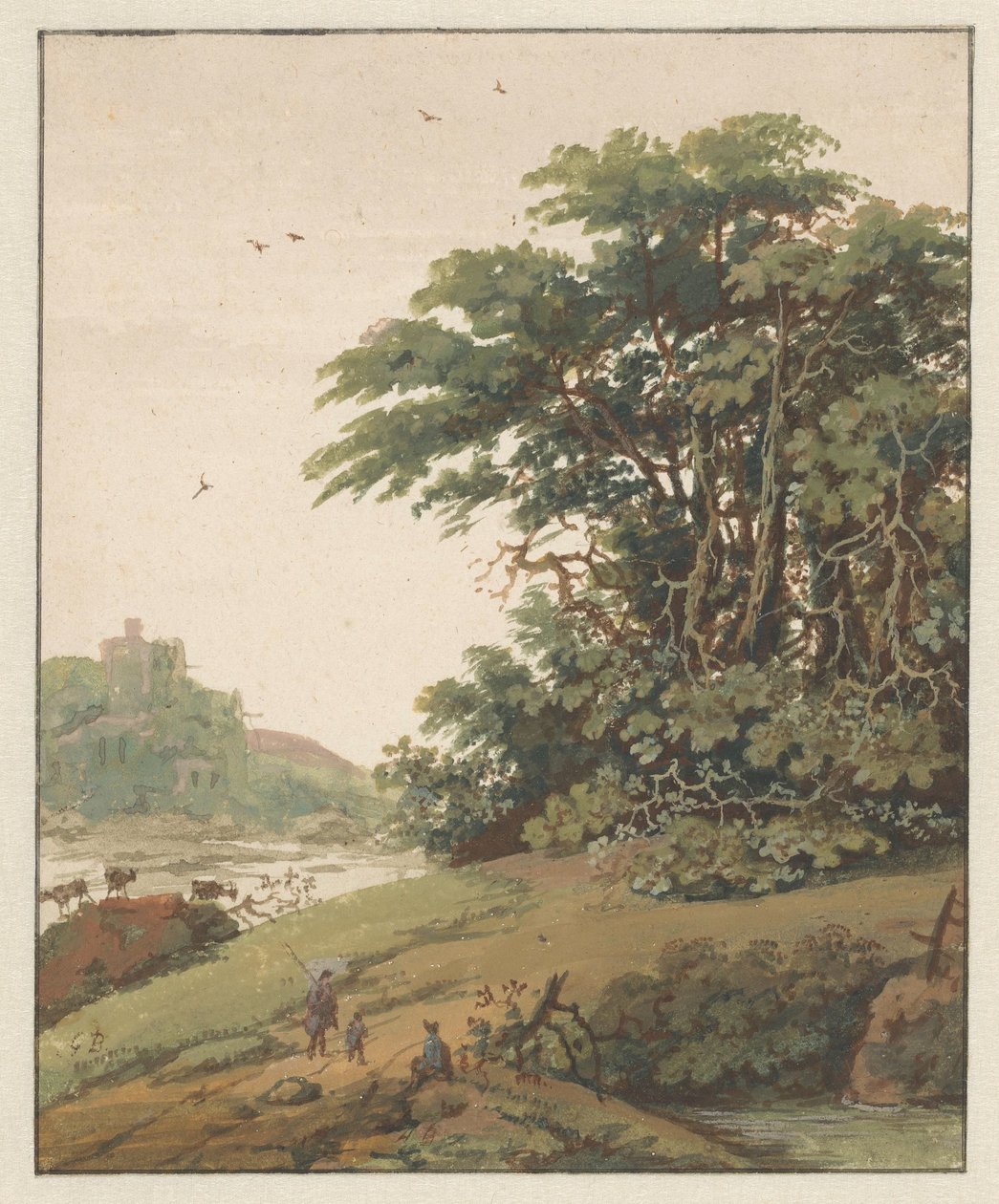 Landschap door Gerrit Battem