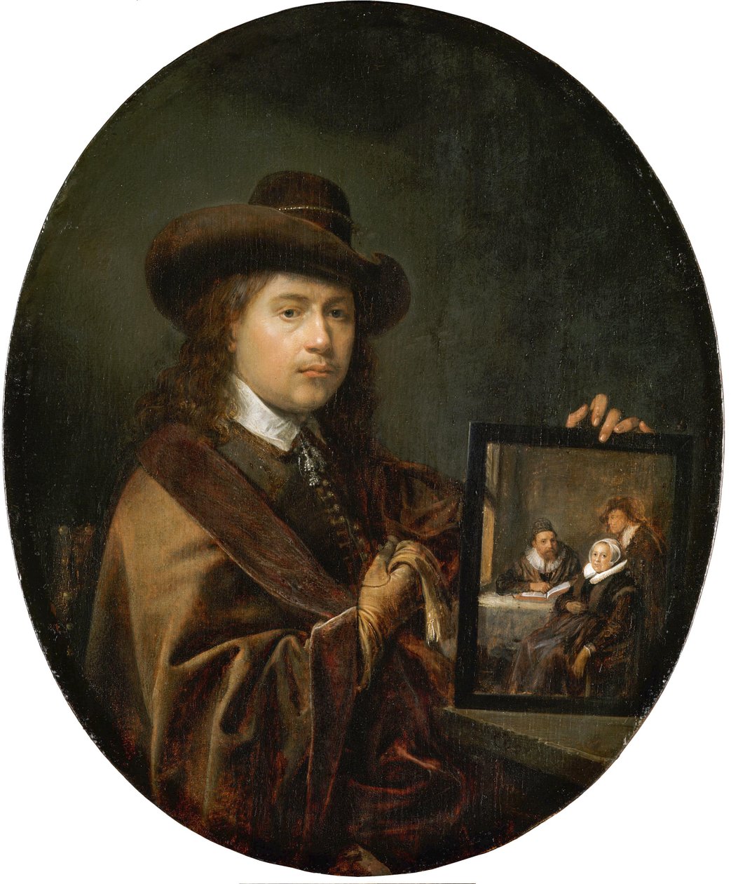 Zelfportret door Gerrit Dou