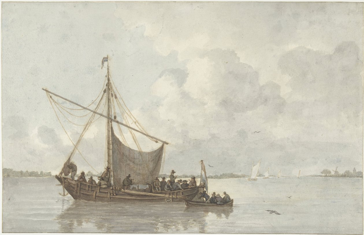 Riviergezicht door Gerrit Lamberts