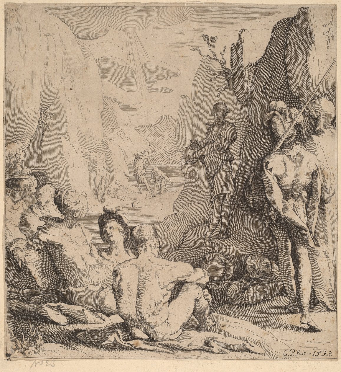 Johannes de Doper, Predikend door Gerrit Pietersz Sweelinck