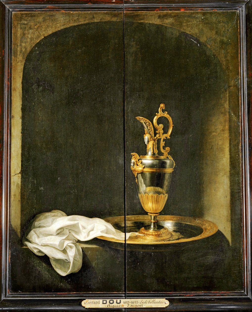 De zilveren adelaar ... door Gerrit or Gerard Dou