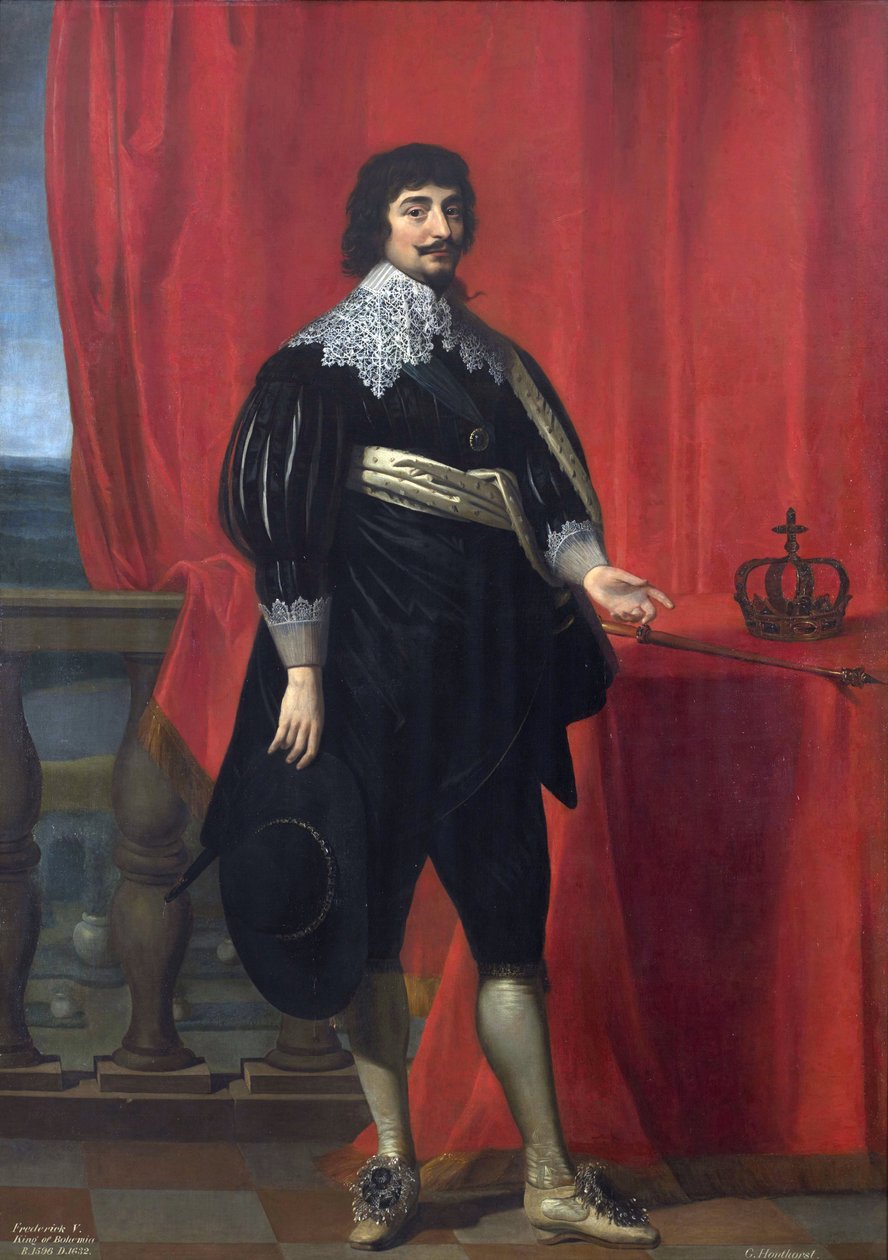 Frederik V door Gerrit van Honthorst