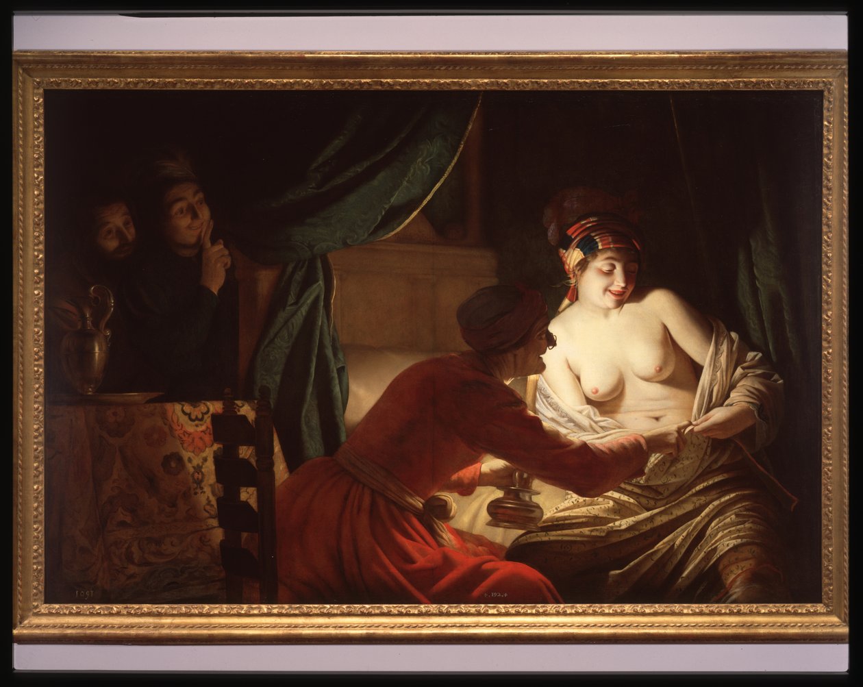 De Vlooienjacht door Gerrit van Honthorst