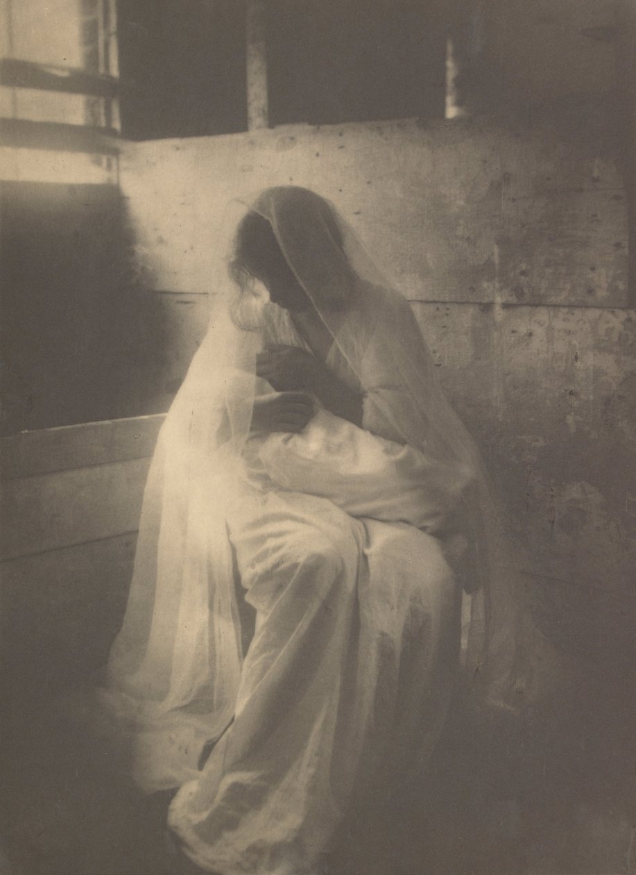 De kribbe (ideaal moederschap) door Gertrude Käsebier
