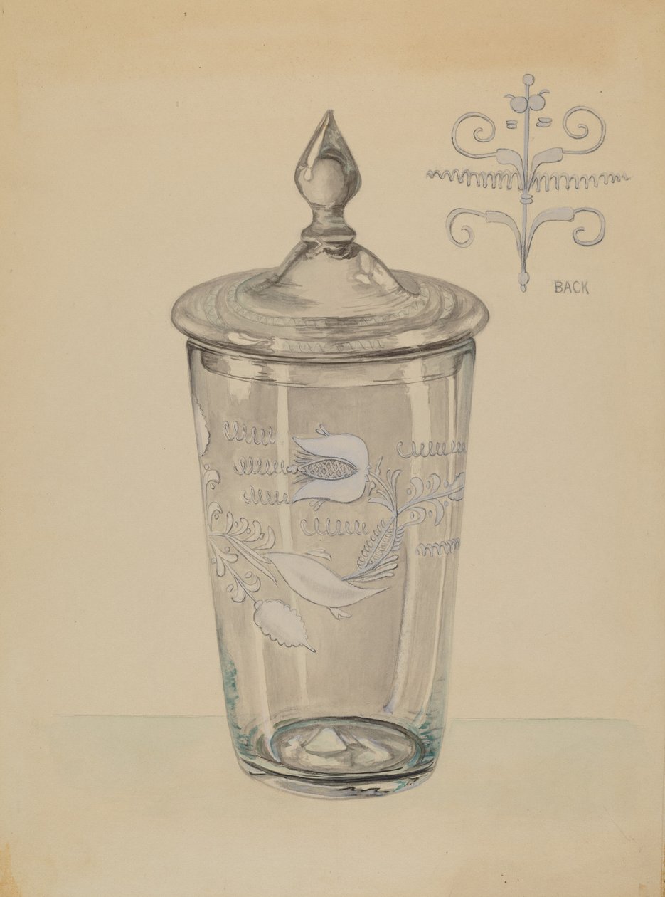 Gedekte Flip, ca. 1936 door Gertrude Lemberg
