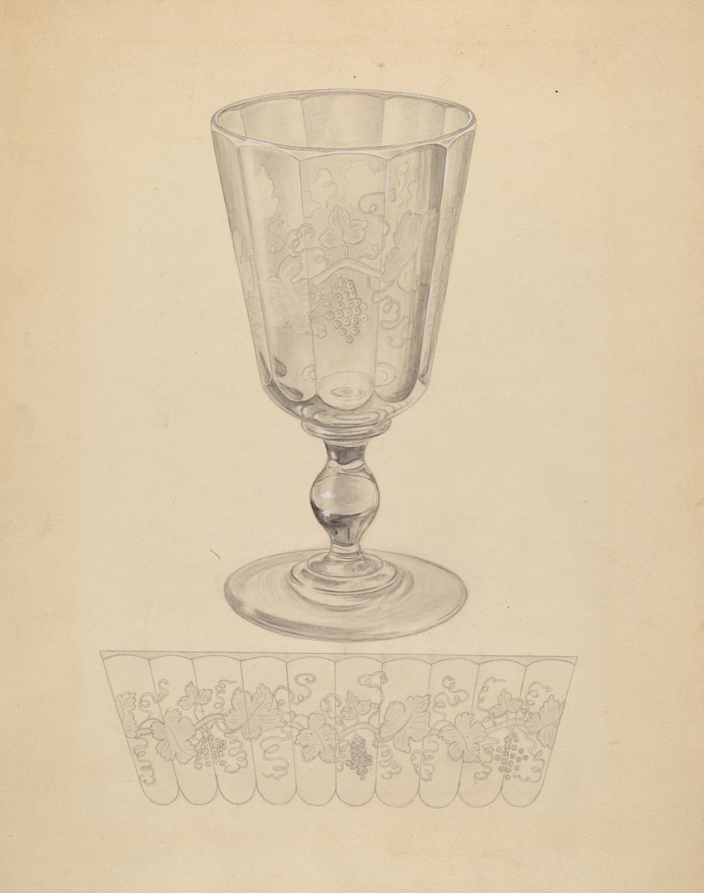 Beker, ca. 1936 door Gertrude Lemberg