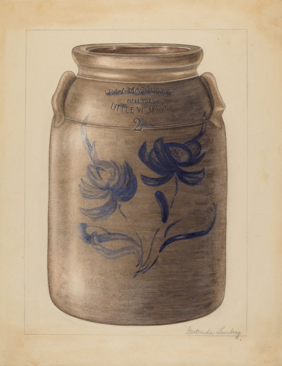 Pot, ca. 1936 door Gertrude Lemberg