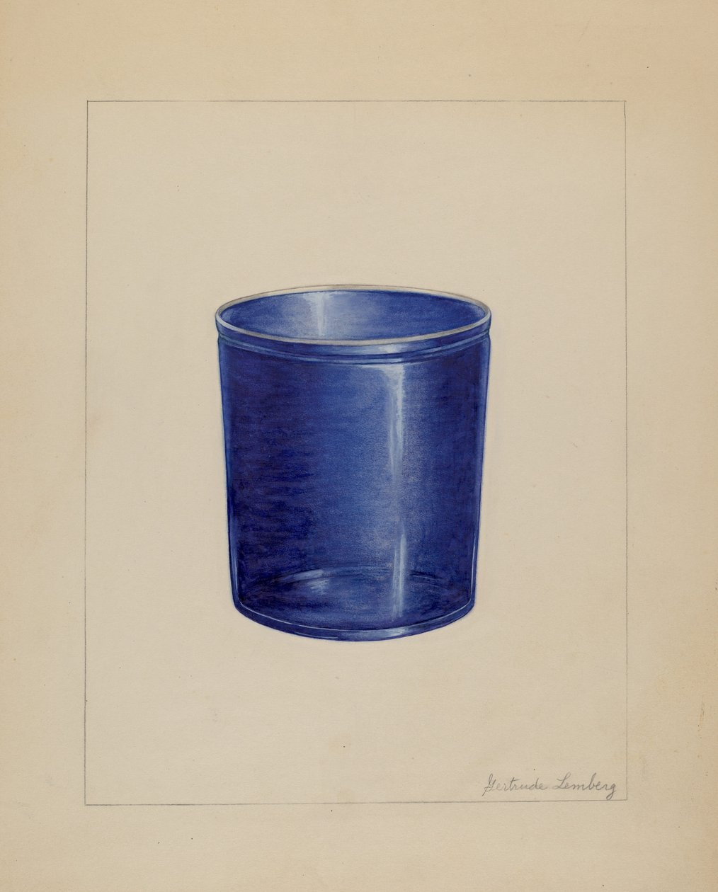 Beker door Gertrude Lemberg