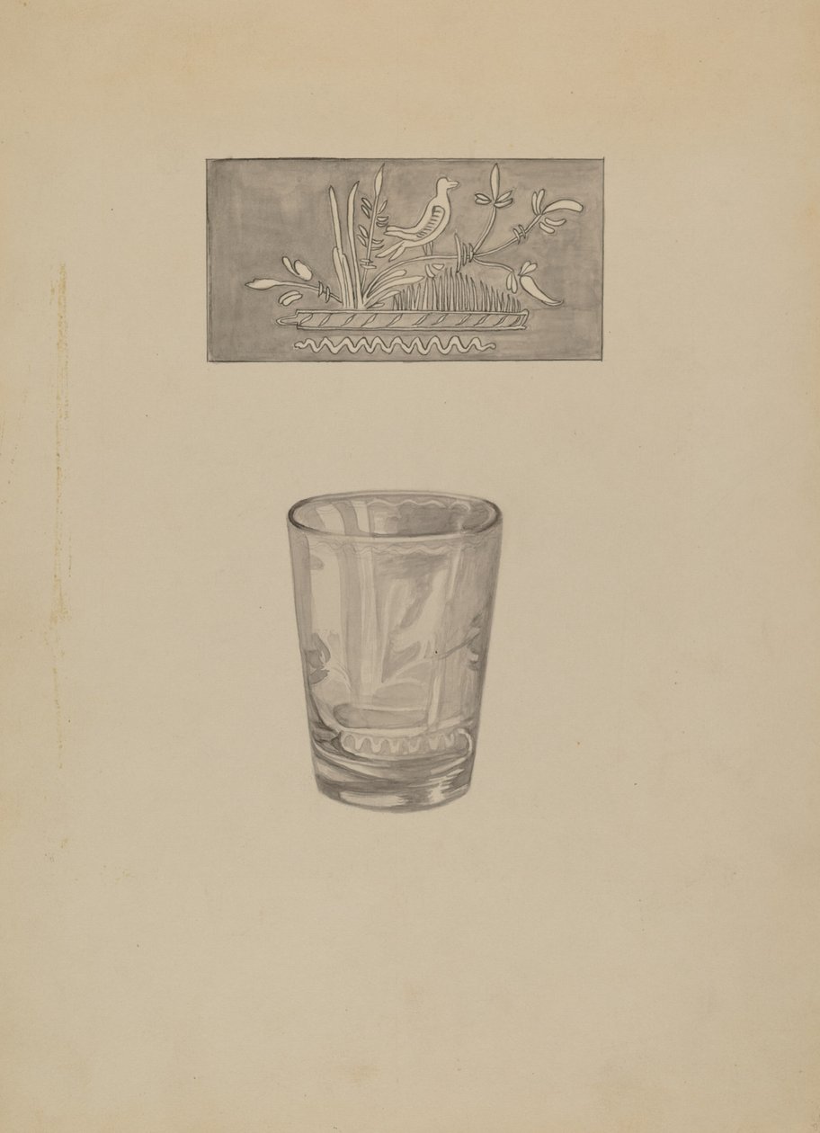 Whiskeyglas, 1935-1942 door Gertrude Lemberg