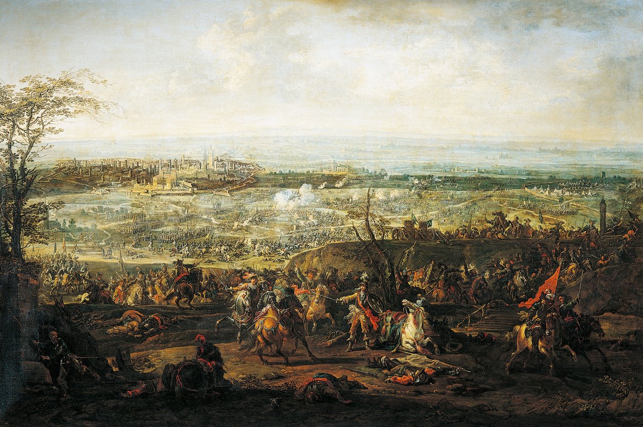 Slag bij Pavia door Gherardo Poli