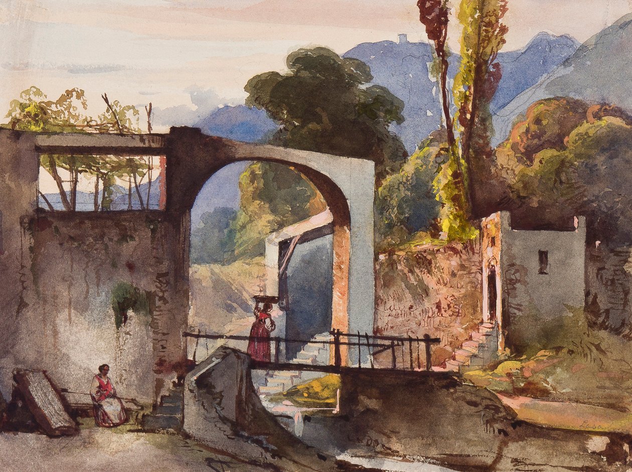 Mogelijk het Belvedere in Sorrento, met toevoegingen door Prins Francesco d