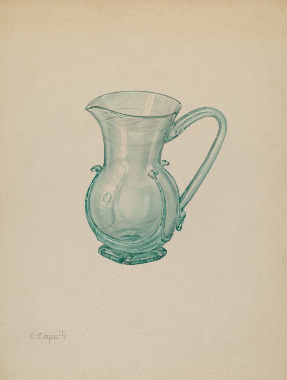 Melkkannetje, ca. 1937 door Giacinto Capelli