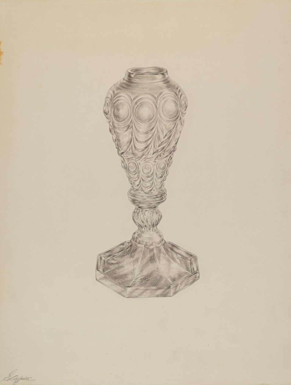 Lamp, c. 1938 door Giacinto Capelli
