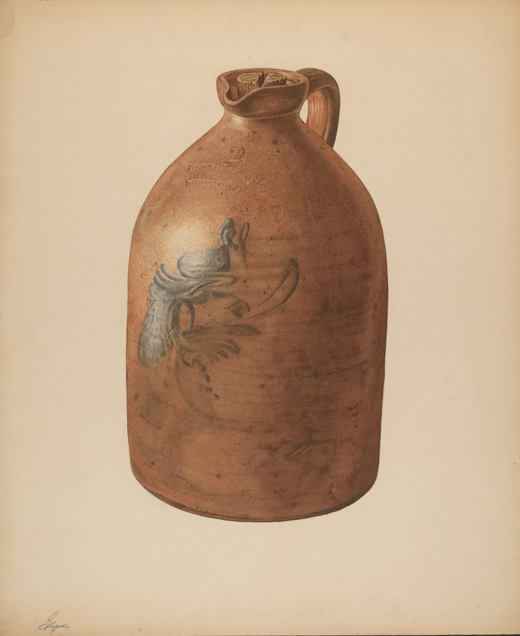 Melassekruik, ca. 1940 door Giacinto Capelli