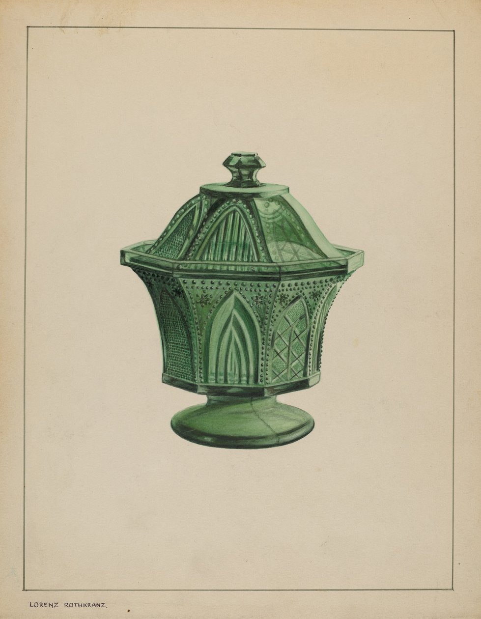 Suikerpot, ca. 1937 door Giacinto Capelli