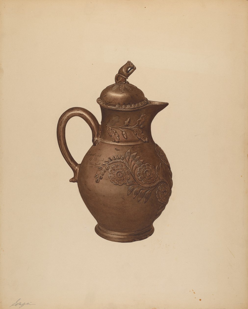 Theepot door Giacinto Capelli
